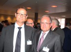 Der neue ernannte ESA-CEO Giorgio Feitknecht und Auto-Schweiz-Präsident François Launaz