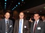 Kurt Wyssbrod (Technomag), Daniel Freund (Continental) und Daniel Birchler (Derendinger)